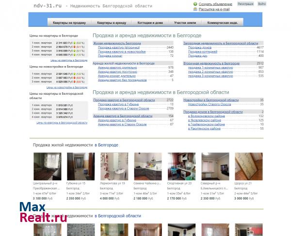 Недвижимость Белгорода и Белгородской области