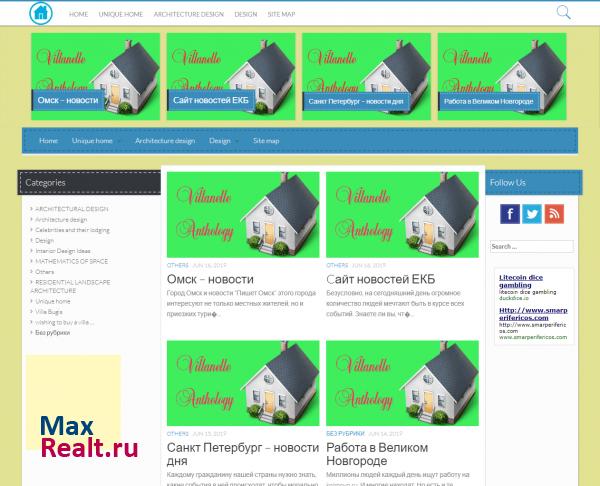 All of the homes and villas. Design