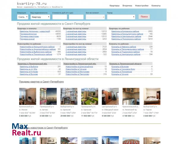 Жилая недвижимость СПб и Ленобласти